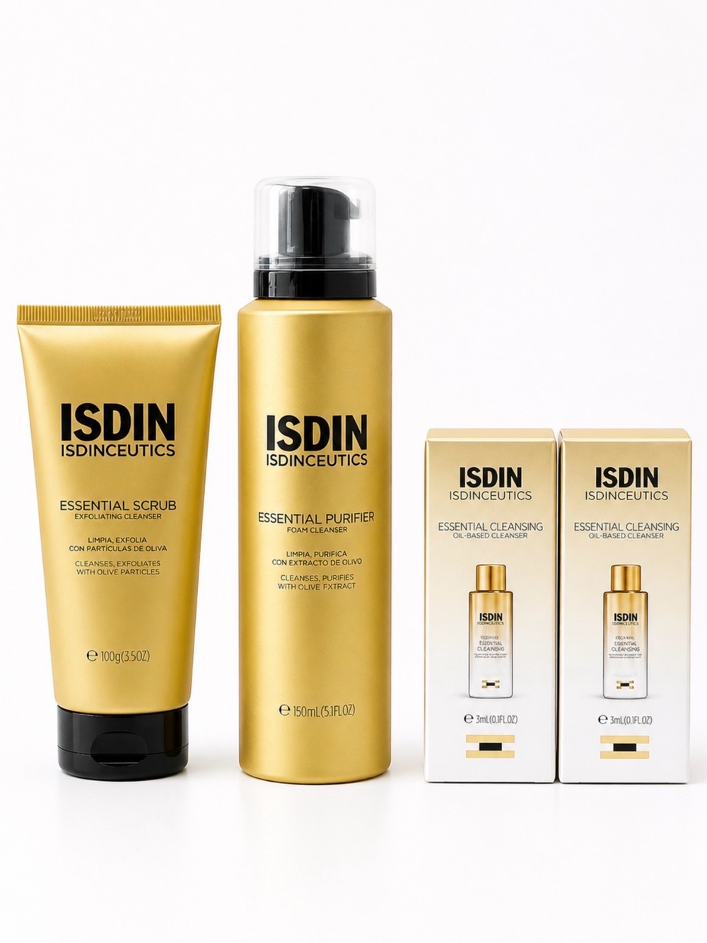ISDIN ISDINCEUTICS Gold Essential Purifying Cleanser & Scrub